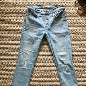Madewell 9” high rise skinny